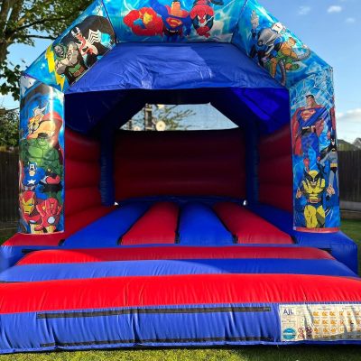 Super hero bouncy castle