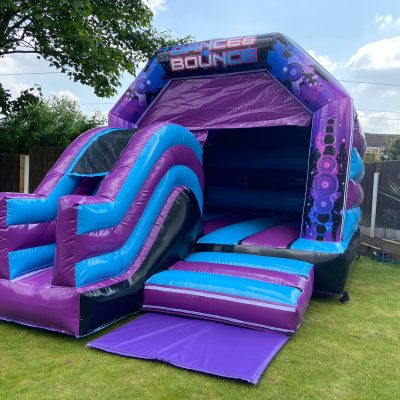 dance and bounce slide castle